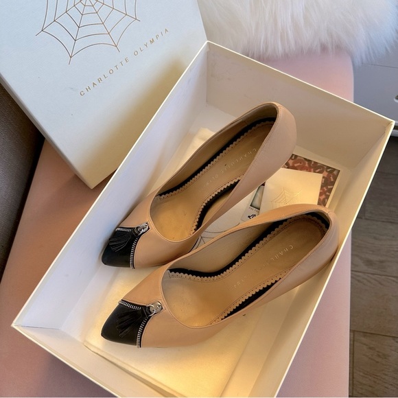 Charlotte Olympia Desiree Unzipped Heels | US36.5 - Picture 10 of 12